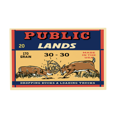 30-30 Shell Box Sticker