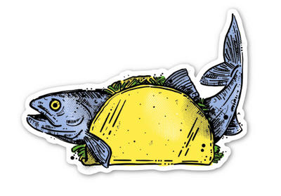 Fish Taco Sticker