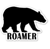 Roamer Bear Sticker