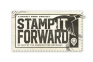 Stamp It Forward Sticker