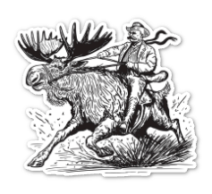 Bull Moose Party Sticker
