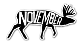 November Sticker